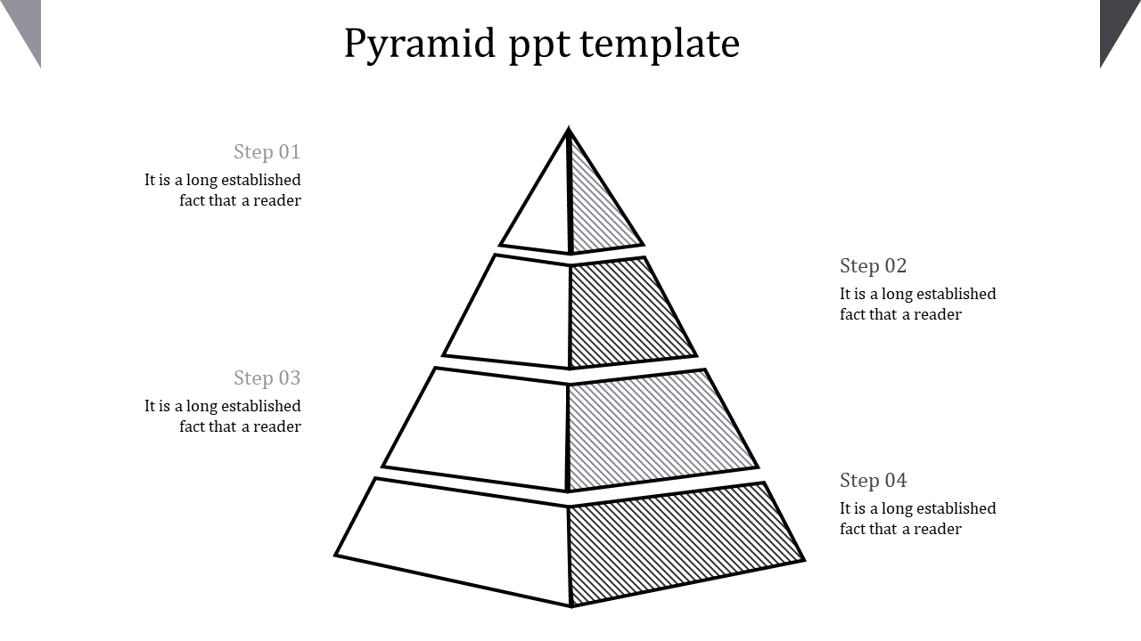 pyramid ppt template-pyramid ppt template-4-gray